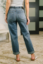 Doris Mid Rise Boyfriend with Adjustable Back Tab + Hollywood WB-Womens-Stay Foxy Boutique, Florissant, Missouri
