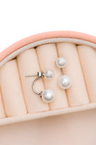 Double Pearl Stud Earrings-Accessories-Stay Foxy Boutique, Florissant, Missouri