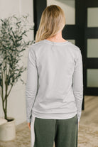 Down to the Basics Long Sleeve Top in Heathered Grey-Womens-Stay Foxy Boutique, Florissant, Missouri