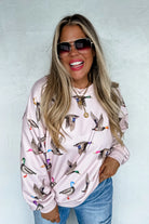 PREORDER: Duck Pullover Sweatshirt-Womens-Stay Foxy Boutique, Florissant, Missouri