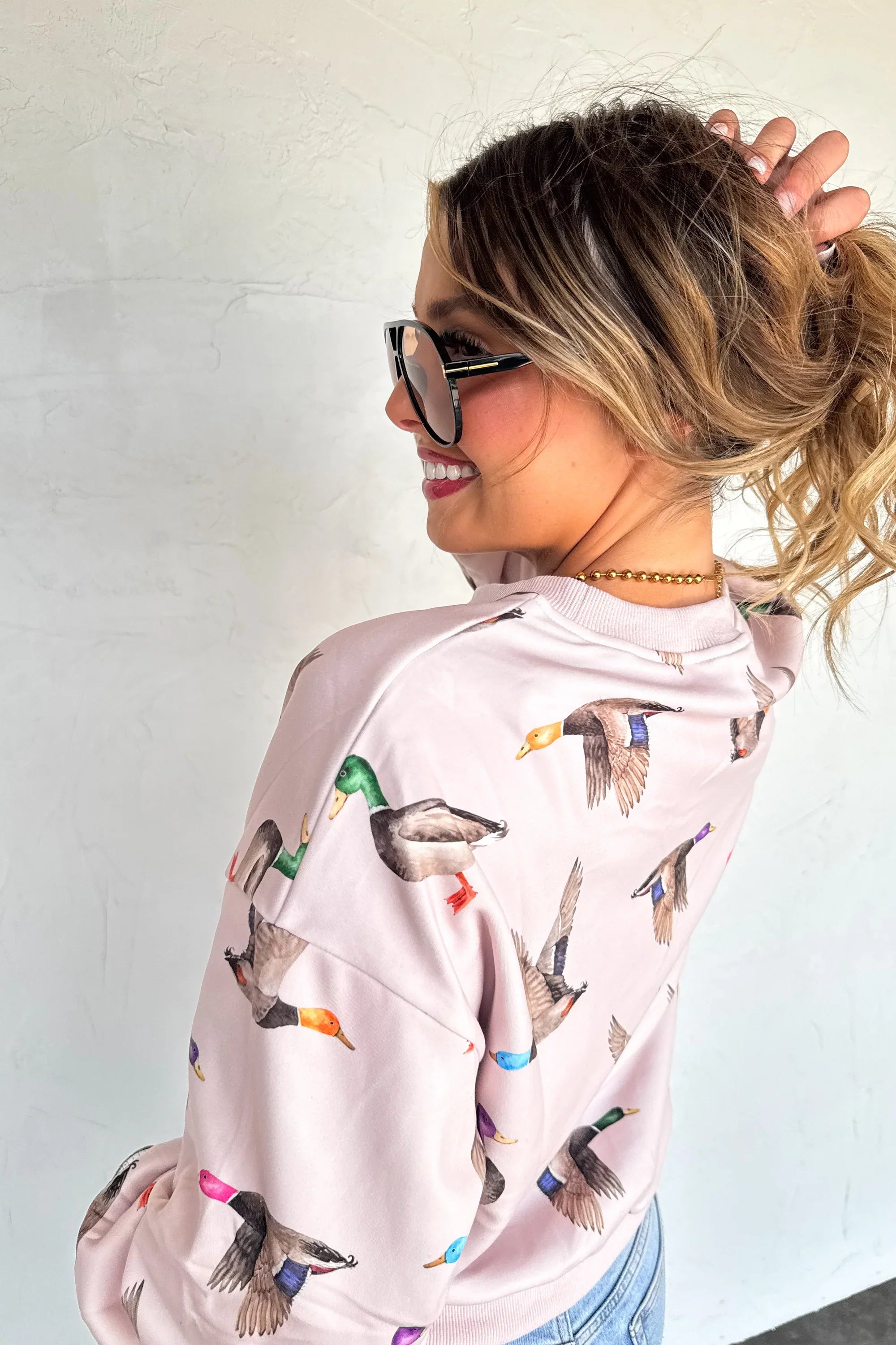 PREORDER: Duck Pullover Sweatshirt-Womens-Stay Foxy Boutique, Florissant, Missouri