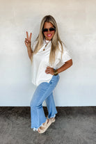 PREORDER: Joey Washed Cotton Boyfriend Tee-Womens-Stay Foxy Boutique, Florissant, Missouri
