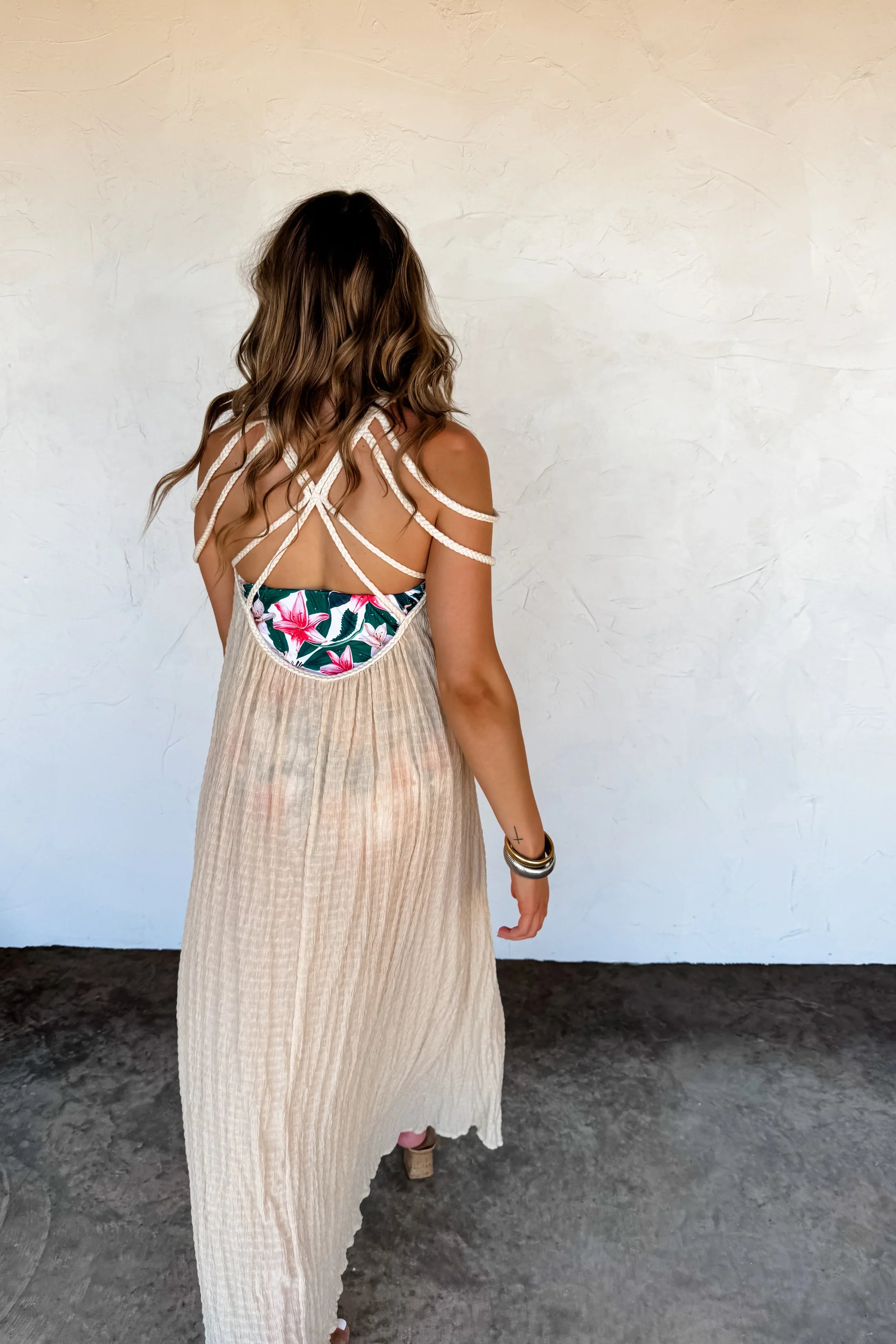 PREORDER: Ciao Bella Strappy Dress in Two Colors-Womens-Stay Foxy Boutique, Florissant, Missouri