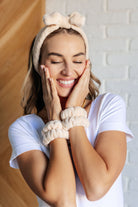 Effortless Days Stretchy Headband & Wristband Set in Cream-Health & Beauty-Stay Foxy Boutique, Florissant, Missouri