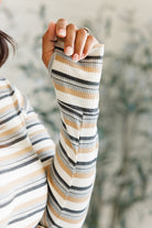 East Coast Breeze Striped Top-Tops-Stay Foxy Boutique, Florissant, Missouri