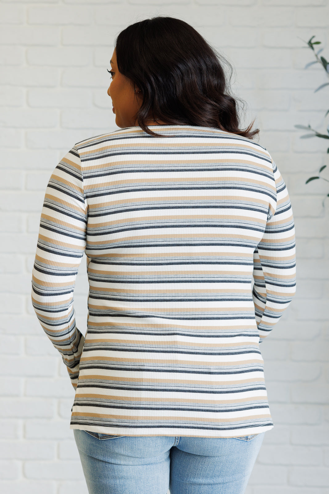 East Coast Breeze Striped Top-Tops-Stay Foxy Boutique, Florissant, Missouri