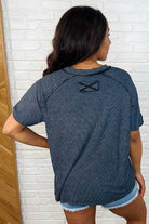 Easy Style Basic Mineral Wash Top in Ash Black-Womens-Stay Foxy Boutique, Florissant, Missouri