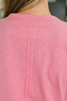 Effortless Edit Boxy Tee in Candy Pink-Womens-Stay Foxy Boutique, Florissant, Missouri