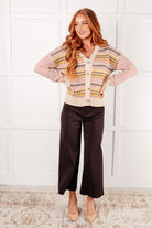 Effortless Elements Striped Cardigan-Layers-Stay Foxy Boutique, Florissant, Missouri