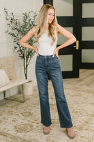Emmy High Waist Bootcut Jean with Welt Pockets-Womens-Stay Foxy Boutique, Florissant, Missouri