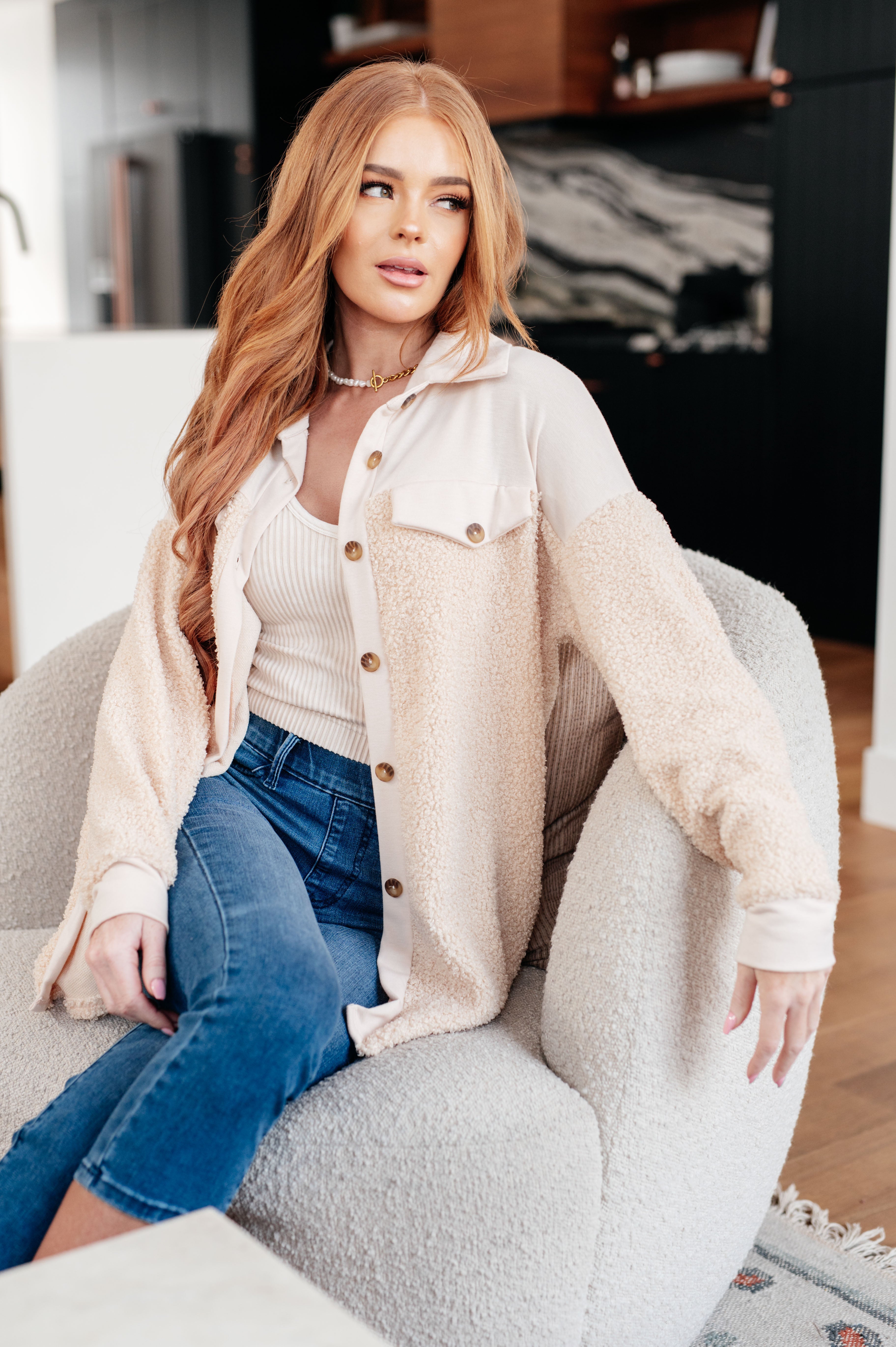 Endless Potential Sherpa Shacket-Layers-Stay Foxy Boutique, Florissant, Missouri