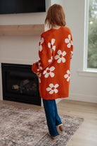 Enough Anyways Floral Cardigan in Burnt Orange-Layers-Stay Foxy Boutique, Florissant, Missouri