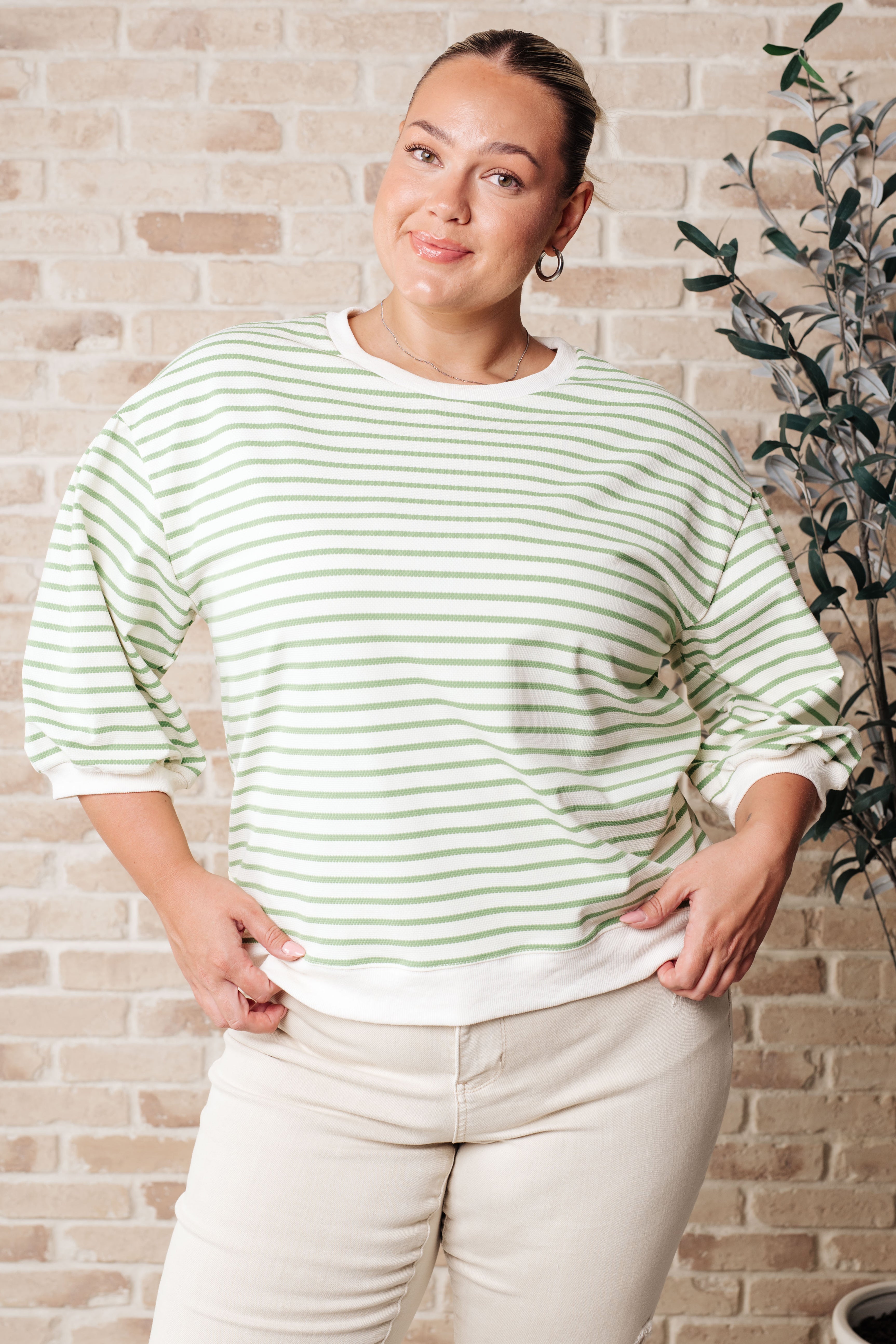Enrichment Time Striped Top-Tops-Stay Foxy Boutique, Florissant, Missouri