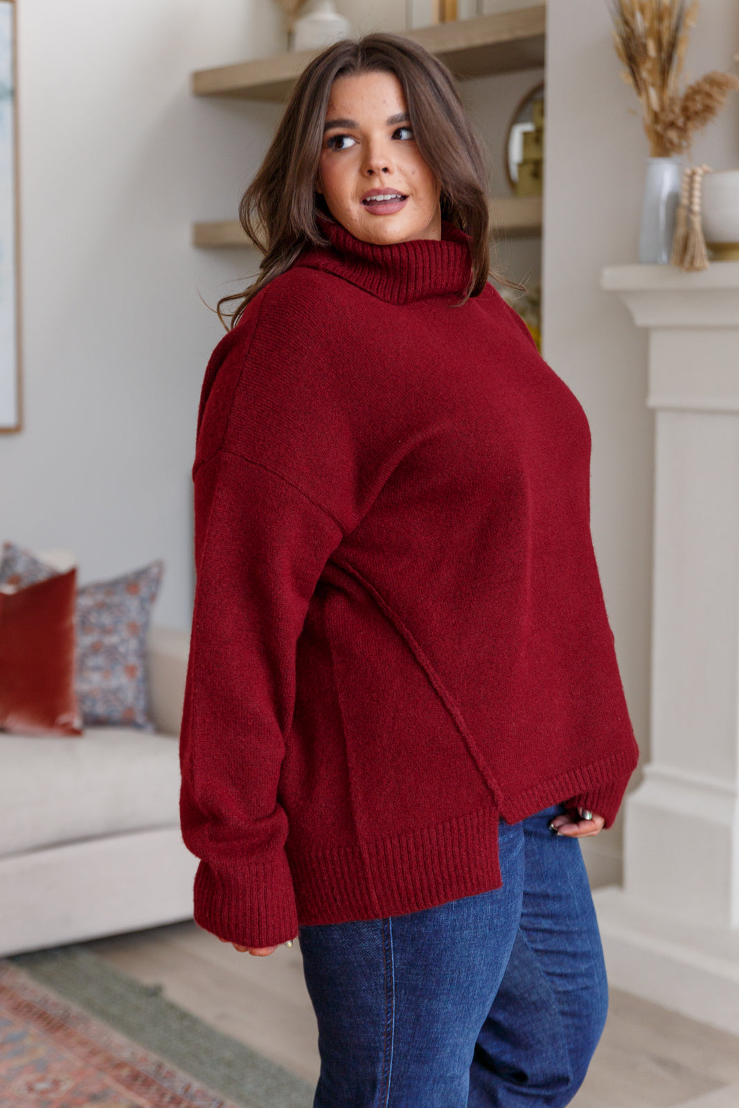 Envelop Me Turtleneck Sweater-Tops-Stay Foxy Boutique, Florissant, Missouri