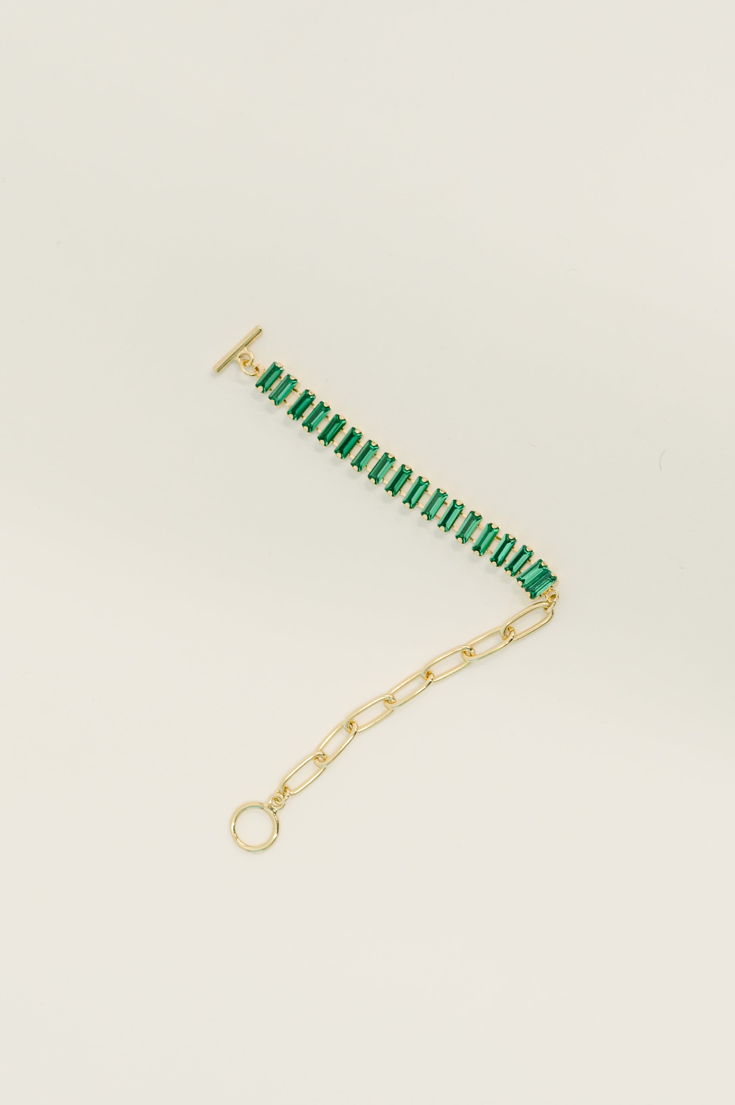 Esmeralda Toggle Bracelet in Green-Womens-Stay Foxy Boutique, Florissant, Missouri