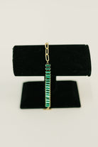 Esmeralda Toggle Bracelet in Green-Womens-Stay Foxy Boutique, Florissant, Missouri