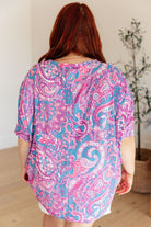 Essential Blouse in Purple Paisley-Womens-Stay Foxy Boutique, Florissant, Missouri