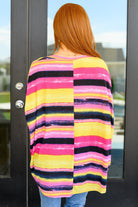 Essential Blouse in Yellow and Pink Multi Stripe-Tops-Stay Foxy Boutique, Florissant, Missouri