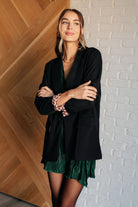 Every Day Blazer in Black-Layers-Stay Foxy Boutique, Florissant, Missouri