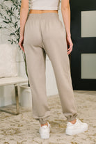 Every Second, Every Hour Jogger Bottoms in Ash Mocha-Womens-Stay Foxy Boutique, Florissant, Missouri