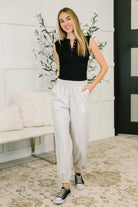 Every Second, Every Hour Jogger Bottoms in Heather Grey-Womens-Stay Foxy Boutique, Florissant, Missouri