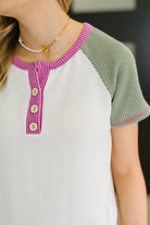 Everyday Envy Cable Ribbed Knit in Light Olive-Womens-Stay Foxy Boutique, Florissant, Missouri