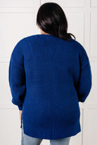 Everything Layer Waffle Knit Open Front Cardigan in Light Navy-Layers-Stay Foxy Boutique, Florissant, Missouri