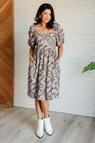 Excellence Without Effort Floral Dress-Dresses-Stay Foxy Boutique, Florissant, Missouri