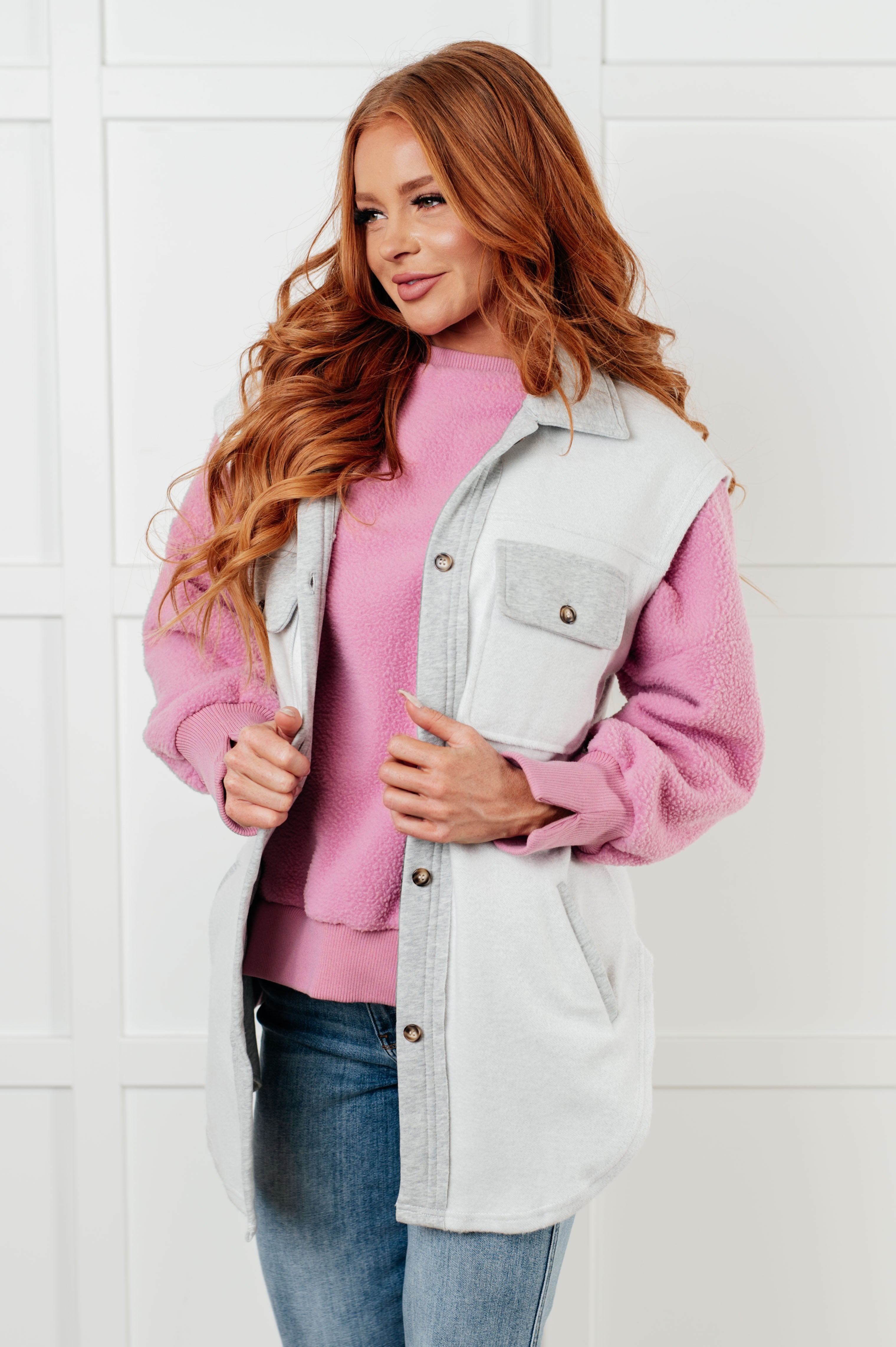 Exciting Expectations Sleeveless Shacket-Layers-Stay Foxy Boutique, Florissant, Missouri