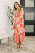 Extra Sentimental Wide Strap Tiered Dress-Womens-Stay Foxy Boutique, Florissant, Missouri