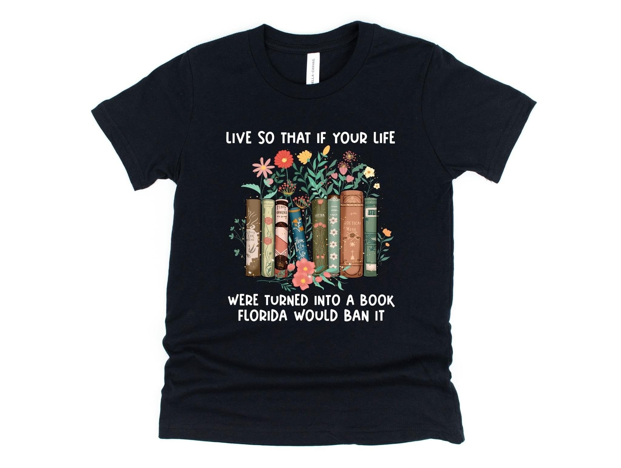 Live Your Life Graphic T-Graphic T-Stay Foxy Boutique, Florissant, Missouri