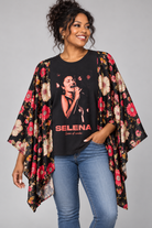 Selina | The Becoming Flowy Kimono Top 2 Scoops-Stay Foxy Boutique, Florissant, Missouri