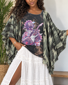 Jimmy Hendricks | The Becoming Flowy Kimono Top 3 Scoops-Stay Foxy Boutique, Florissant, Missouri