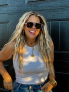 PREORDER: Retro Rays Sunglasses in Five Colors-Womens-Stay Foxy Boutique, Florissant, Missouri