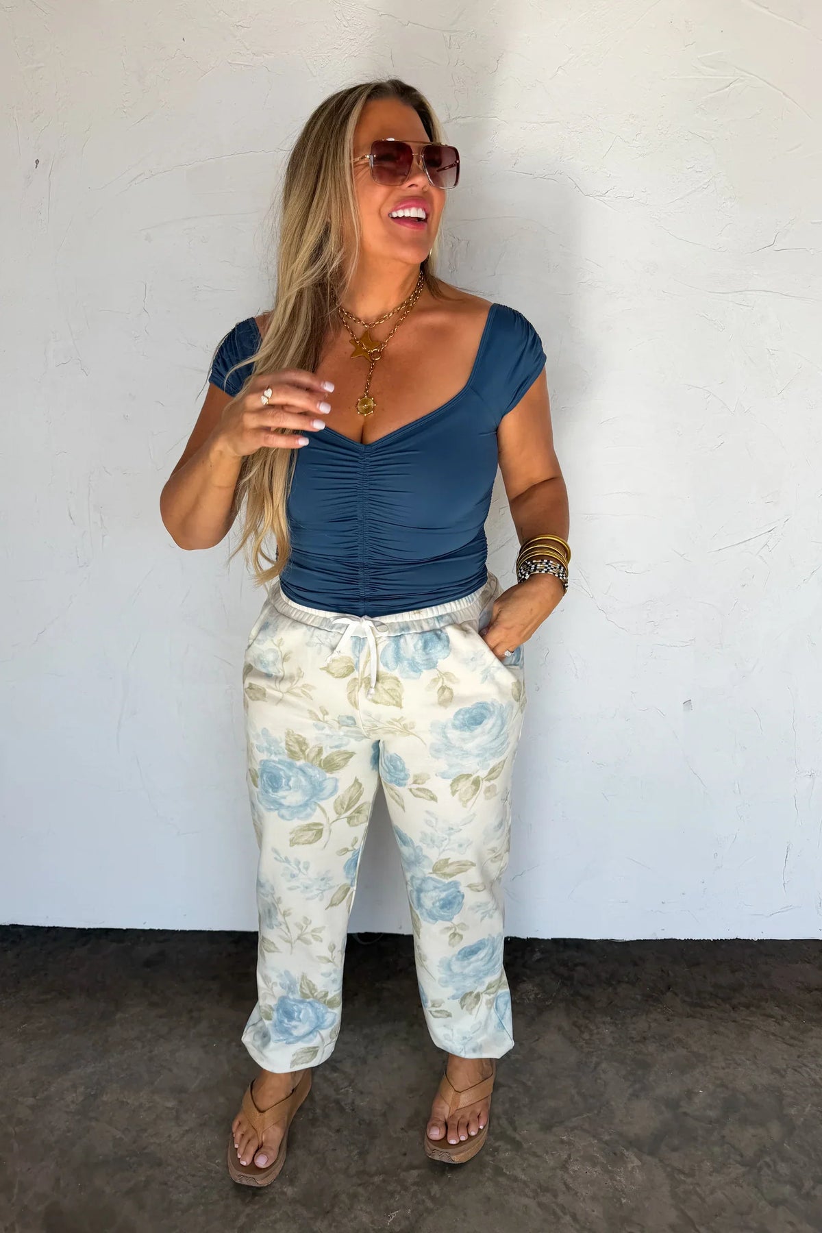 PREORDER: Out and About Cap Sleeve Top-Womens-Stay Foxy Boutique, Florissant, Missouri