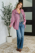 Falling in Deep Crinkle Woven Blouse Dune Grey-Womens-Stay Foxy Boutique, Florissant, Missouri