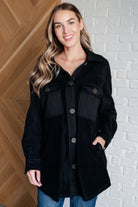 Fantastic in Fleece Jacket in Black-Layers-Stay Foxy Boutique, Florissant, Missouri