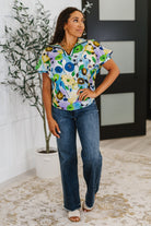 Fielding Questions Floral Top-Womens-Stay Foxy Boutique, Florissant, Missouri