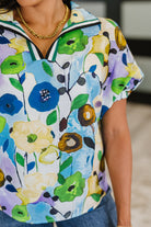 Fielding Questions Floral Top-Womens-Stay Foxy Boutique, Florissant, Missouri