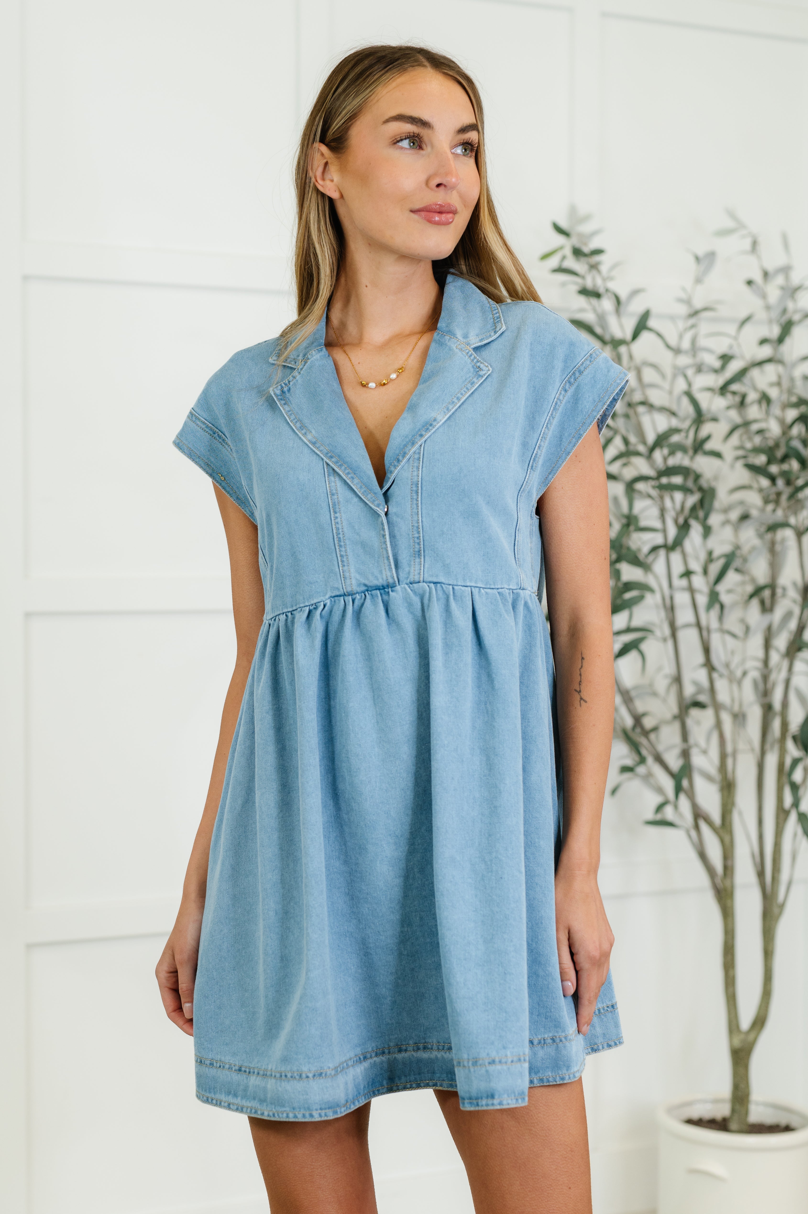 First Rodeo Denim Dress-Womens-Stay Foxy Boutique, Florissant, Missouri