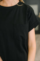 Fix You Right Up Short Sleeve Midi Dress in Black-Womens-Stay Foxy Boutique, Florissant, Missouri