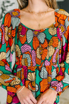 Floral Affairs Scoop Neck Dress-Womens-Stay Foxy Boutique, Florissant, Missouri