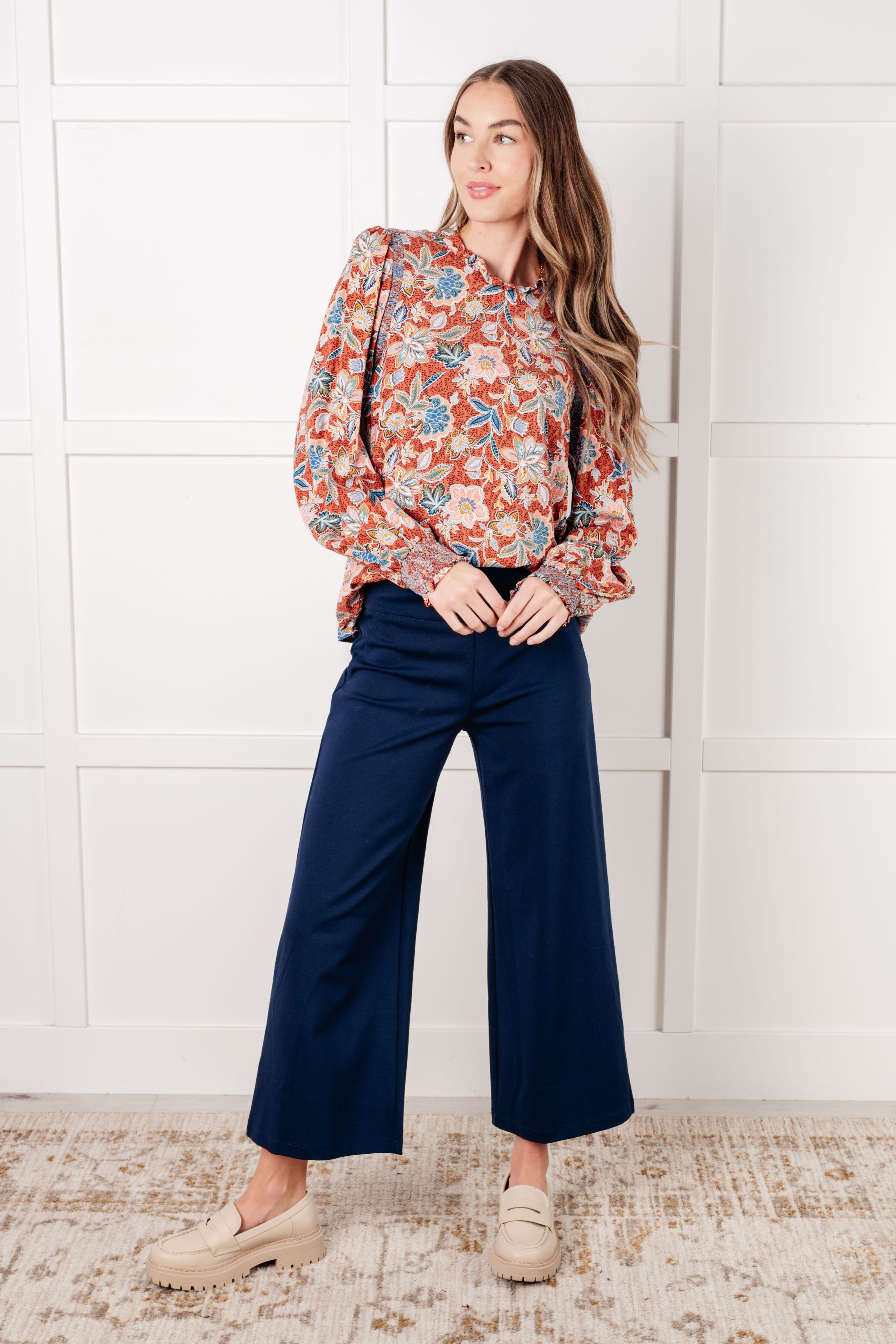 Floral Delight Blouse-Blouses-Stay Foxy Boutique, Florissant, Missouri