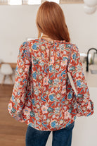 Floral Delight Blouse-Blouses-Stay Foxy Boutique, Florissant, Missouri