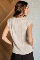 Flow With Me Embossed Top-Tops-Stay Foxy Boutique, Florissant, Missouri
