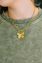 Flutter & Shine Butterfly Pendant Necklace in Gold-Womens-Stay Foxy Boutique, Florissant, Missouri