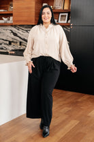 For You I Do Button Up Blouse-Tops-Stay Foxy Boutique, Florissant, Missouri