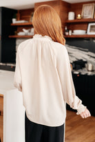 For You I Do Button Up Blouse-Tops-Stay Foxy Boutique, Florissant, Missouri