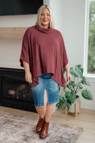 Forgive Me Cowl Neck Poncho-Layers-Stay Foxy Boutique, Florissant, Missouri