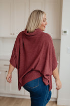 Forgive Me Cowl Neck Poncho-Layers-Stay Foxy Boutique, Florissant, Missouri